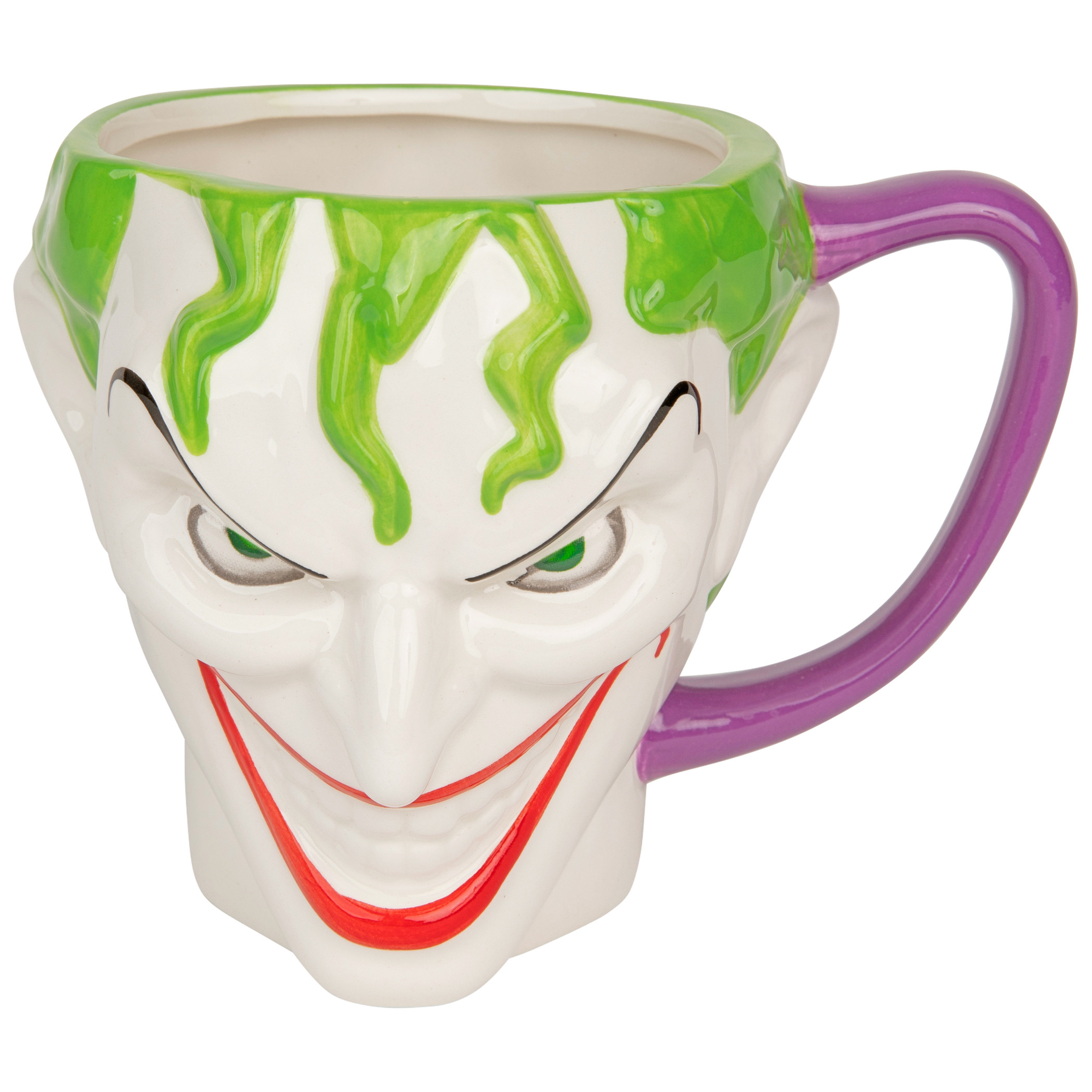 DC Comics The Joker Evil Smile 3D Sculpted Ceramic Mug